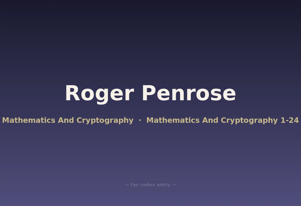 Roger Penrose