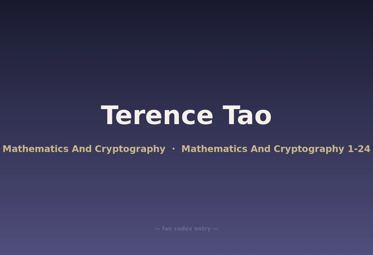 Terence Tao