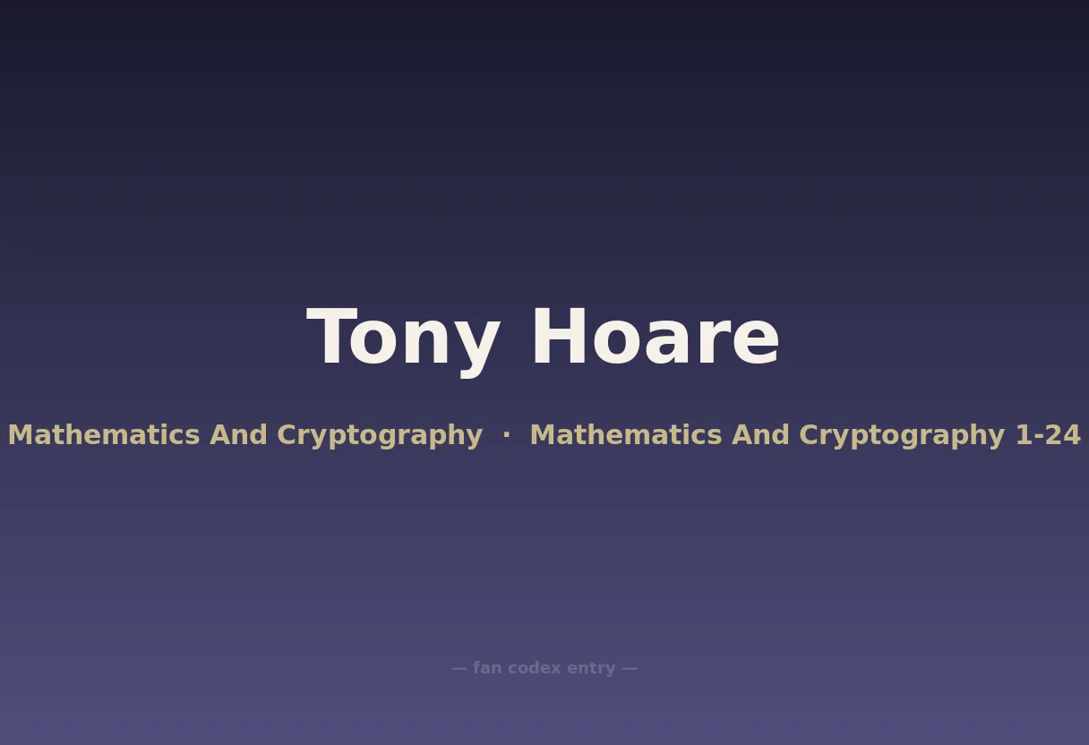 Tony Hoare