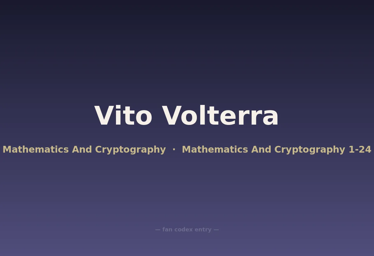 Vito Volterra