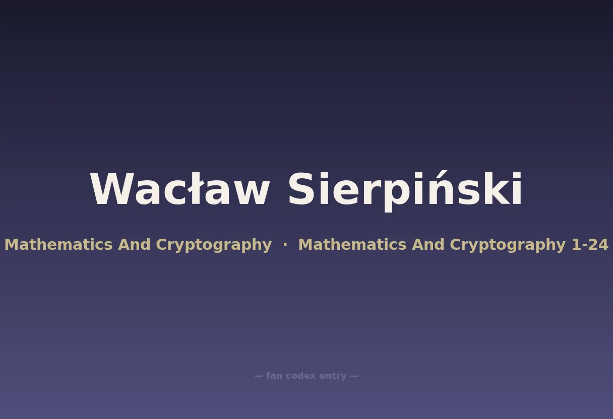 Wacław Sierpiński